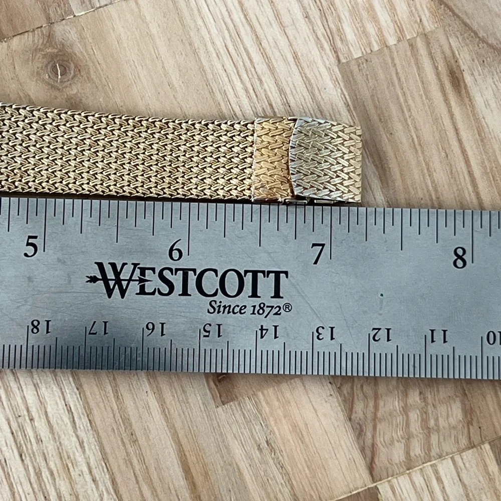 Seiko Lassale Ultra Rare Vintage Luxury Watch Gold Weave Bracelet Sparkling Dial